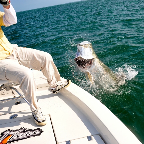 TARPON FISHING IN LAKE WYMAN BOCA RATON, FLORIDA 